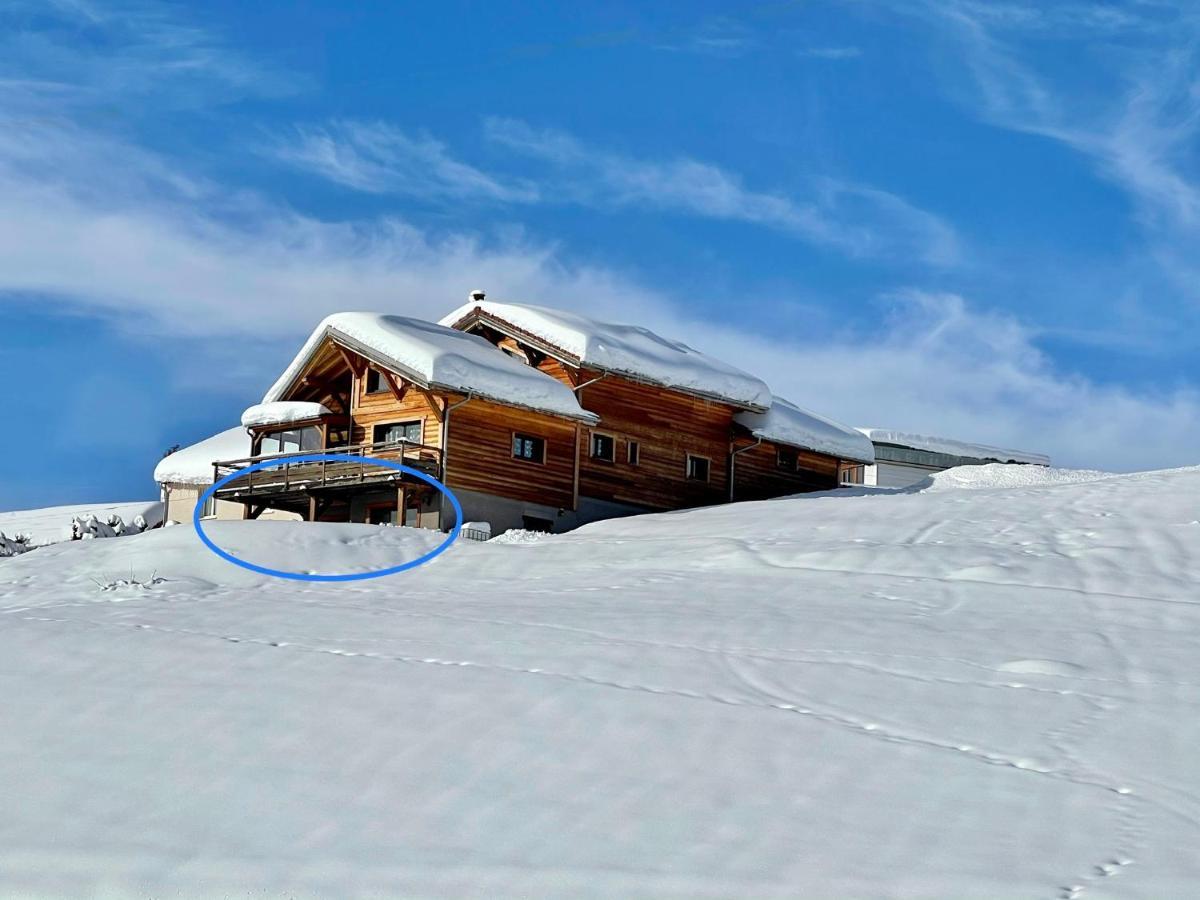 Gite Avec Terrasse Et Belle Vue - Chaletnelda Com Lamoura Exterior photo
