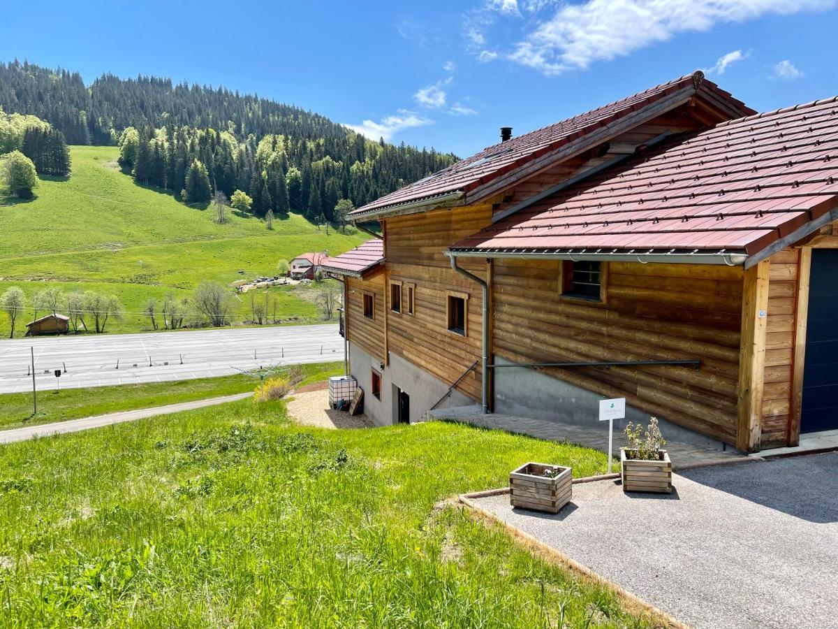 Gite Avec Terrasse Et Belle Vue - Chaletnelda Com Lamoura Exterior photo