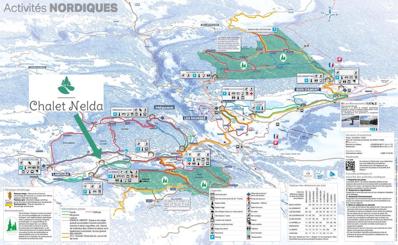 Gite Avec Terrasse Et Belle Vue - Chaletnelda Com Lamoura Exterior photo